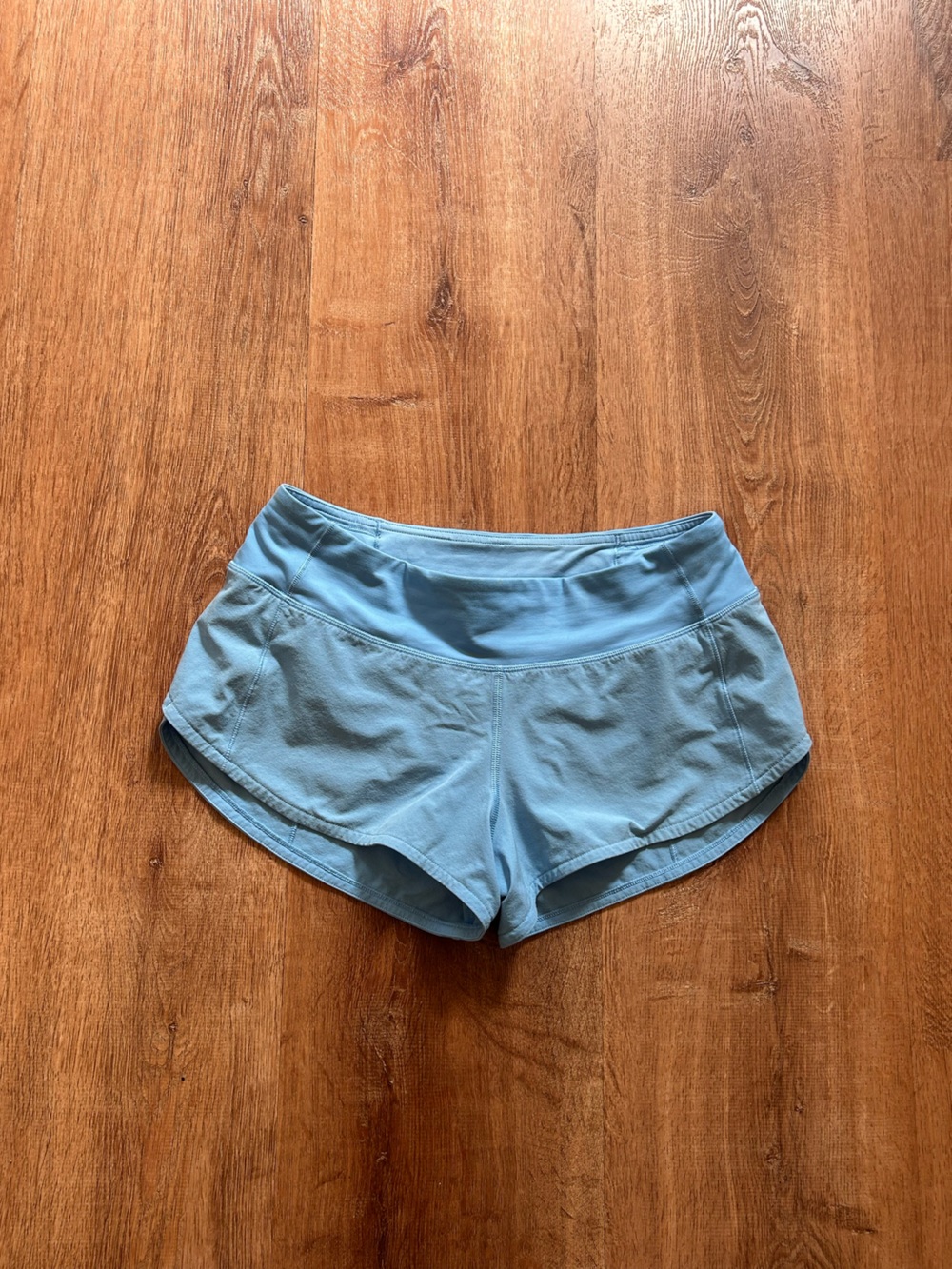 Lululemon Light Blue Athletic Mini Shorts